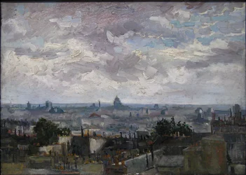 Uitzicht op de daken van Parijs